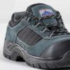 Trekker Unisex Safety Trainers, Size 10.5, Black/Grey, Leather Upper, Composite Toe Cap, S1, EN ISO 20345:2011 thumbnail-2