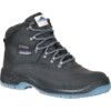 Mens Safety Boots Size 10, Black, Leather, Waterproof thumbnail-0