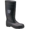 Total Men's  Metal Safety Wellingtons, Size 7, Black, PVC Upper, Steel Toe Cap, S5, SRC, EN ISO 20345:2011 thumbnail-0