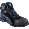 Rio, Unisex Safety Boots Size 11, Black, Suede, Water Resistant, Aluminium Toe Cap thumbnail-0