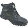 Vixen Onyx, Womens Safety Boots Size 6, Black, Leather, Waterproof, Fibreglass Toe Cap thumbnail-0