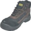 Mens Safety Boots Size 7, Brown/Black, Water Resistant, Steel Toe Cap thumbnail-0