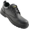 Unisex Metal Safety Shoes, Size 9, Black, Leather Upper, Steel Toe Cap, S1P, EN ISO 20345:2011 thumbnail-0