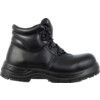 Unisex Safety Boots Size 7, Black, Leather, Water Resistant, Steel Toe Cap thumbnail-1