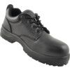 Unisex Metal Safety Shoes, Size 4, Black, Leather Upper, Steel Toe Cap, S3, EN ISO 20345:2011 thumbnail-0