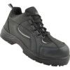 Unisex Safety Trainers, Size 12, Black, Leather Upper, Steel Toe Cap, S3, EN ISO 20345:2011 thumbnail-0