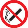 NO SMOKING SYMBOL (4 SHEETS-6) 85mm DIA. thumbnail-0