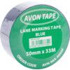 Adhesive, Hazard Tape, PVC, Blue, 50mm x 33m thumbnail-3