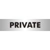 Office Sign Private 190mm x 45mm Peel And Stick thumbnail-0