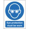 Eye Protection Must be Worn Polycarbonate Sign 300mm x 400mm thumbnail-0