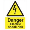 Electric Shock Risk Polycarbonate Danger Sign - 300 x 400mm thumbnail-0