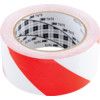 767, Adhesive, Hazard Tape, Vinyl, White/Red, 50mm x 33m thumbnail-2