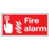 Fire Alarm Vinyl Sign 200mm x 100mm thumbnail-0