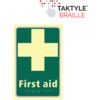 First Aid Sign Taktyleph 150 X225mm thumbnail-0