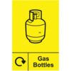 Gas Bottles Recycling Sign Self Adhesive Vinyl 150mm x 200mm thumbnail-0