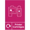 Printer Cartridges Recycling Sign Self Adhesive Vinyl 150mm x 200mm thumbnail-0