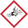 GHS EXPLOSIVE SYMBOL - SELF ADHESIVE VINYL (100 X 100mm) thumbnail-0