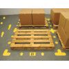 FLOOR SIGNALLING 90mm HIGH WHITE ARROW (PK-100)  thumbnail-1