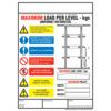 BLS3 Weight Load Notices Drive Thru Racking Rigid PVC Wall Guide - 254 x 356mm thumbnail-0