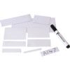 MAGNETIC EASY WIPE MARKERS WHITE 50mmx80mm (PK-100) thumbnail-0