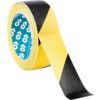 AT8, Adhesive, Hazard Tape, PVC, Yellow/Black, 38mm x 33m thumbnail-0