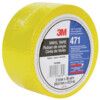 471, Adhesive, Floor Marking Tape, Vinyl, Yellow, 50mm x 33m thumbnail-0