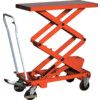 Scissor Lift Table, Manual, 250kg Capacity, 910mm x 500mm x 1010mm thumbnail-0