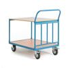 Shelf Trolley, 400kg Rated Load, Braked Swivel Castors, 1050mm x 1050mm thumbnail-0