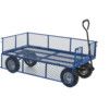 Hand Drawn Truck, 1500mm x 360mm, 500kg Rated Load, Pneumatic Wheels thumbnail-0