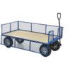 Hand Drawn Truck, 1500mm x 360mm, 500kg Rated Load, Pneumatic Wheels thumbnail-0