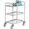 Service Trolley, 100kg Rated Load, Swivel Castors, 900mm x 710mm thumbnail-0