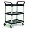 Service Trolley, 150kg Rated Load, Braked Swivel Castors, 1010mm x 515mm thumbnail-0