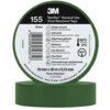 Temflex 155 Electrical Tape, Vinyl, Green, 19mm x 20m, Pack of 1 thumbnail-0