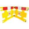 Handigard Safety Barrier, Polyethylene, Red/White thumbnail-0