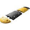 Speed Bump, Recycled PVC, Black/Yellow, 50 x 40 x 5cm, Max 10mph, Pack of 2 thumbnail-0