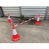 Demarcation Pole, PVC, Red/White, 1100mm thumbnail-1