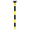 Chain Barrier Post Only, Polyethylene, Black/Yellow thumbnail-1