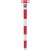 Chain Barrier Post, Polyethylene, Red/White thumbnail-3