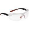 Safety Glasses, Clear Lens, Black Frame/Red, Anti-Fog/Scratch-resistant thumbnail-0