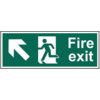 FIRE EXIT (MAN ARROW UP/LEFT)-RPVC (600 X 200MM) thumbnail-0