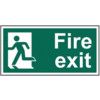 FIRE EXIT (MAN LEFT) - RPVC (400X200MM) thumbnail-0