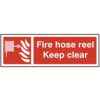 FIRE HOSE KEEP CLEAR - SAV (300X100MM) thumbnail-0