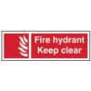 FIRE HYDRANT KEEP CLEAR - SAV(300X 100MM) thumbnail-0