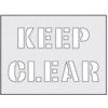 KEEP CLEAR STENCIL (190 X 300MM)  thumbnail-0