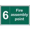 FIRE ASSEMBLY POINT 6 - RPVC(300X 200MM) thumbnail-0