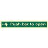 PUSH BAR TO OPEN - PHS (300X100MM) thumbnail-0