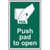 PUSH PAD TO OPEN - SAV (100X150MM) thumbnail-0