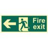 FIRE EXIT (MAN ARROW LEFT) -PHS(400 X 150MM) thumbnail-0