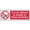 IT IS AN OFFENCE TO SMOKE ON THESE PREMISES - SAV (300 X 100MM) thumbnail-0