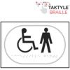 DISABLED GENTLEMEN GRAPHIC -TAKTYLE (225 X 150MM) thumbnail-0